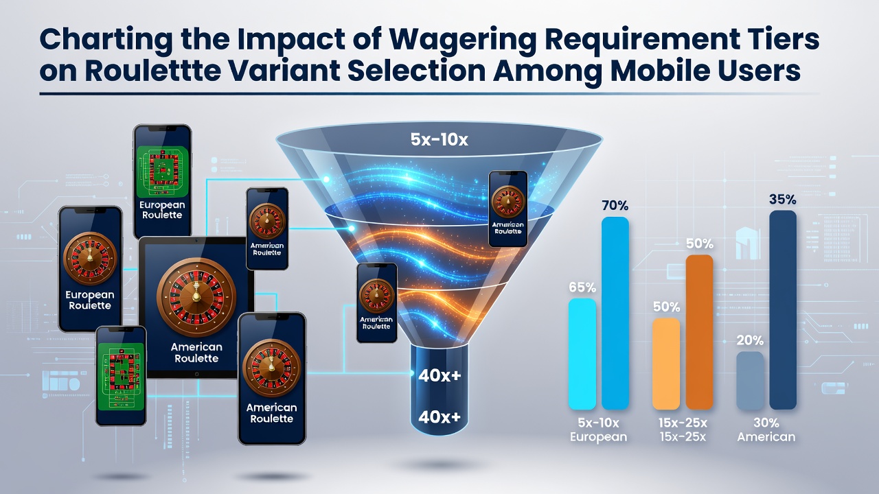 Mobile users comparing roulette variants under different wagering tiers on smartphones