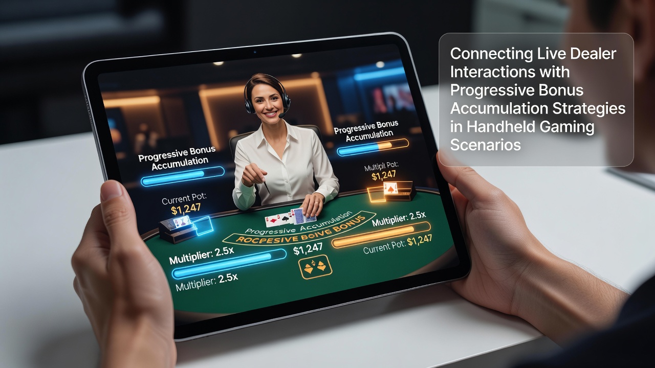 Live dealer interface on a mobile device showing real-time roulette wheel with bonus progress indicators overlaid