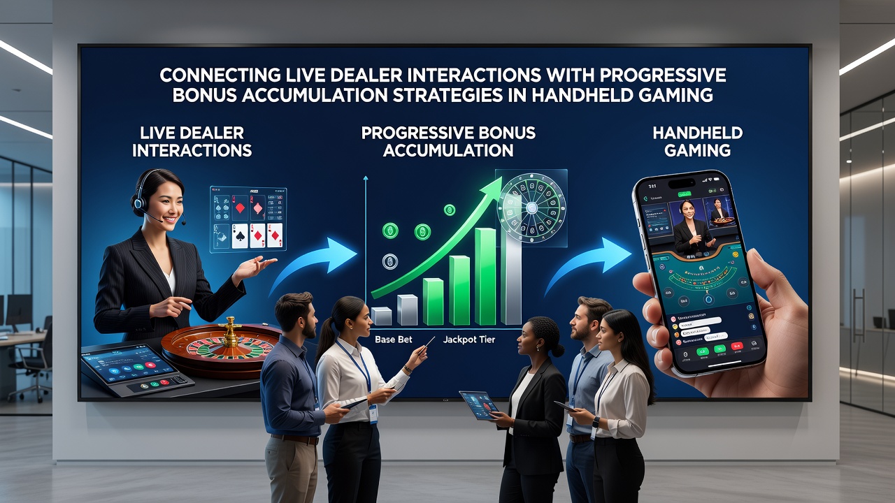 Mobile screen displaying progressive bonus meter filling during a live dealer roulette session with handheld device orientation