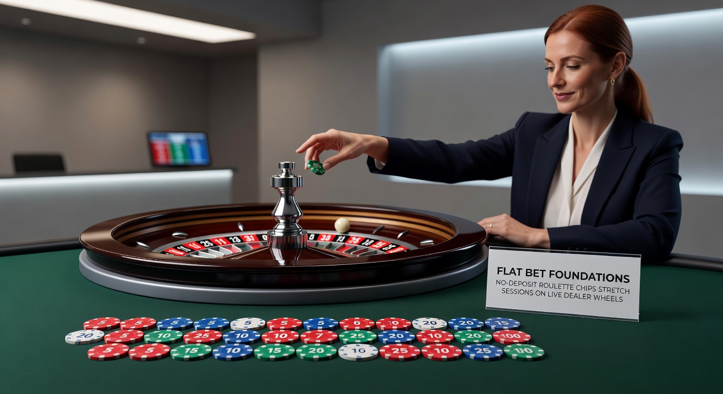 Close-up of a flat betting progression chart on a live roulette interface, showing steady chip stacks over multiple spins