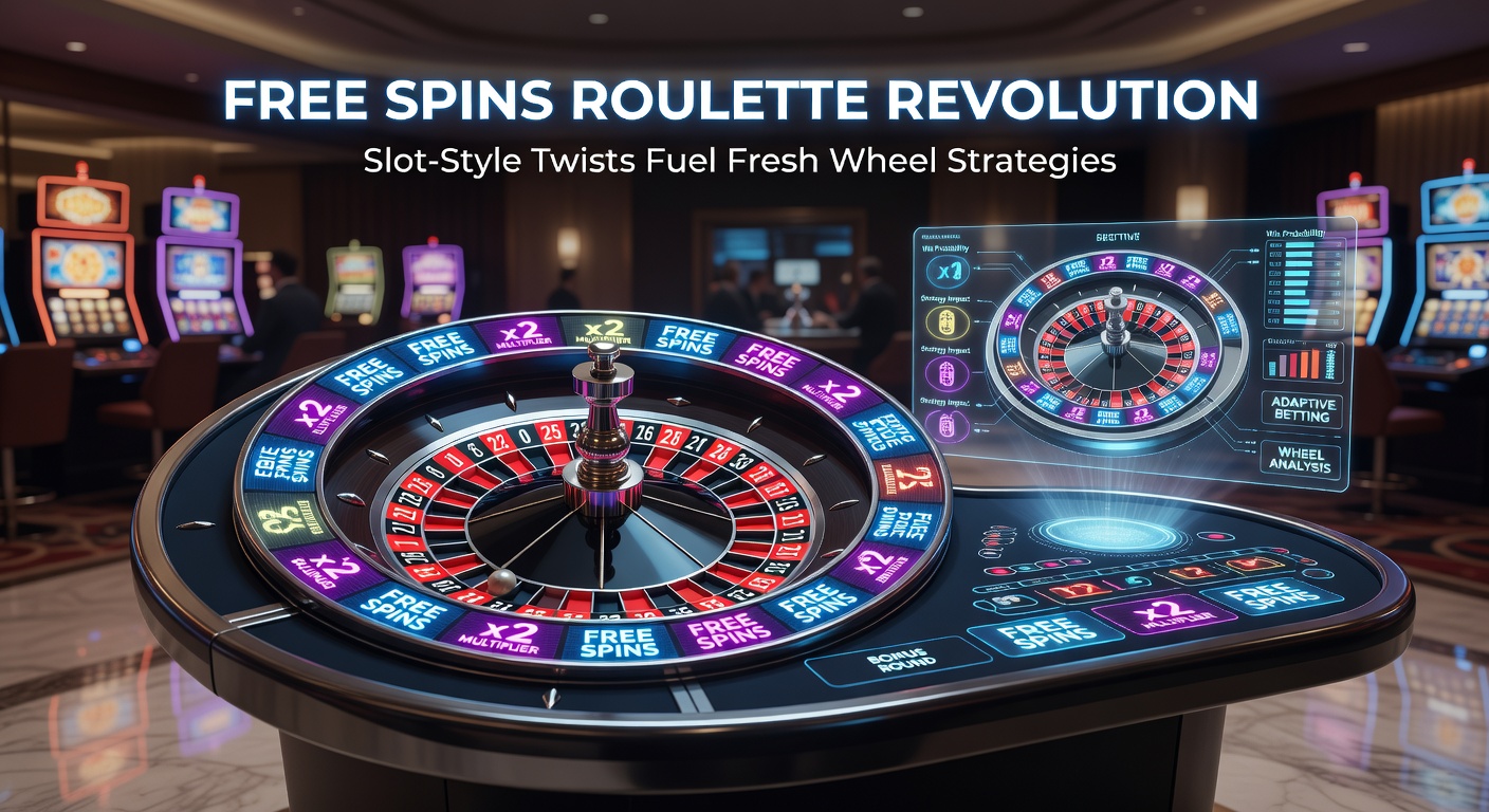 Close-up of a mobile roulette interface showing active free spins sequence with glowing multipliers and cascading wheel animations