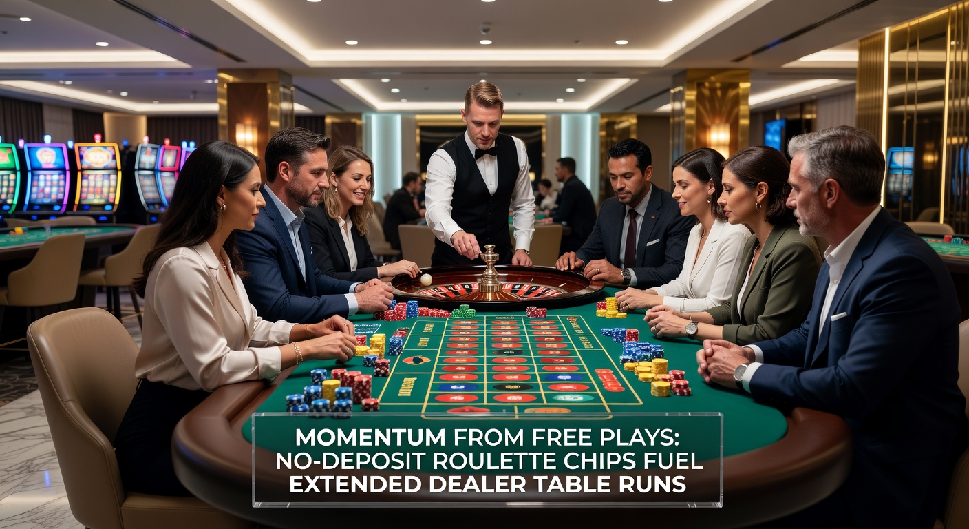 Close-up of roulette chip stacks on a live dealer table, illustrating free play extension during a high-momentum session