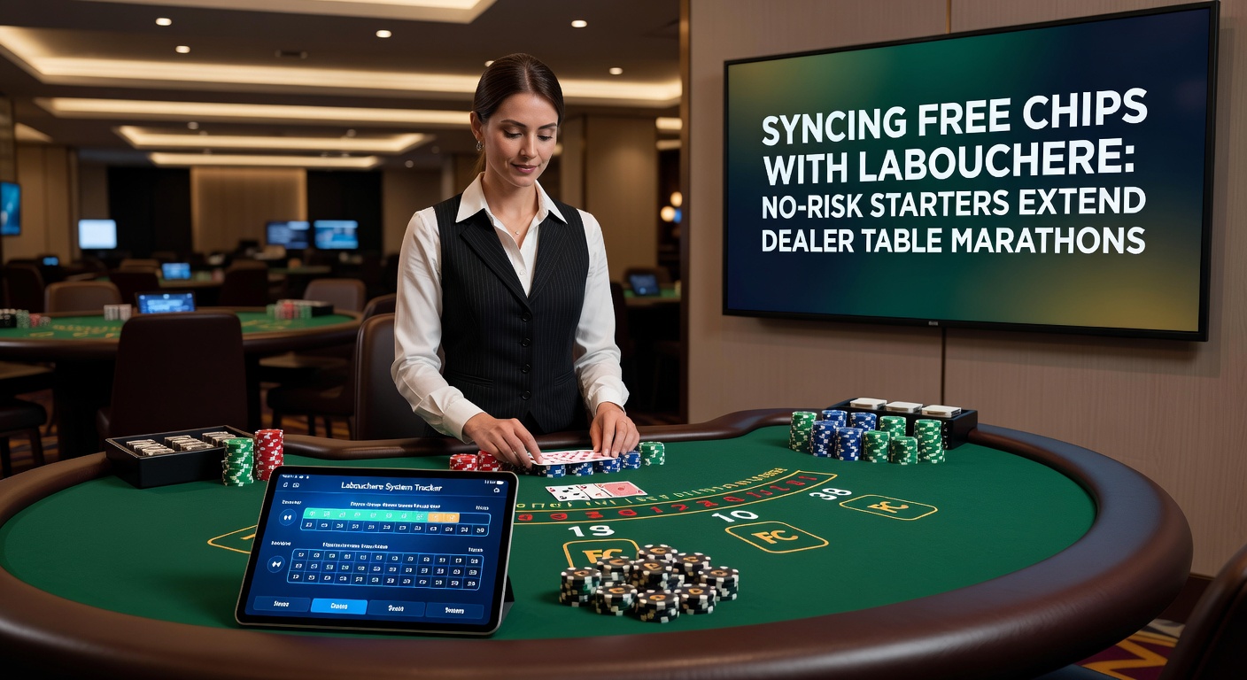 Close-up of Labouchere progression chart using free chips on a live roulette interface, highlighting extended session metrics