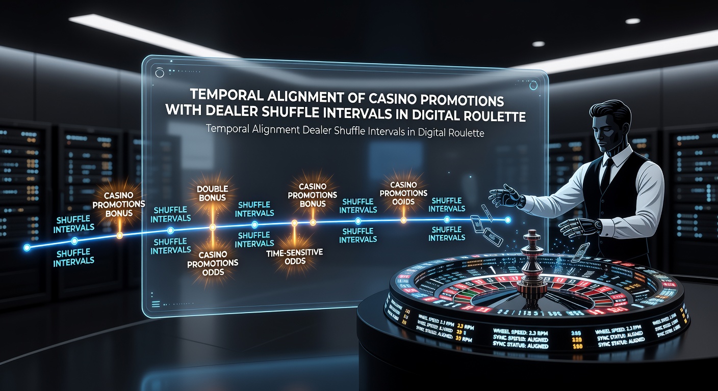 Digital roulette table showing shuffle cycle indicators and promotional timing overlays